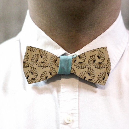 Деревянная галстук-бабочка из фанеры AB006